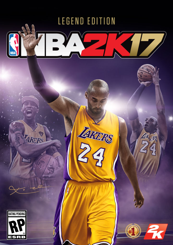 NBA 2K17 Kobe Bryant Coverstar