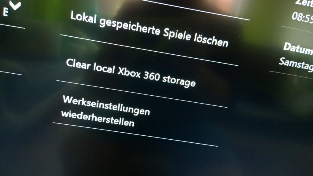 Xbox One Einstellungen